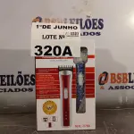 LOTE 320 - 01 MÁQUINA DE CORTAR CABELO. (NO ESTADO, LEILÃO NÃO TEM GARANTIA E NEM DEVOLUÇÃO, SUJEITO A POSSÍVEIS AVARIAS VISÍVEIS/OCULTAS E/OU AUSÊNCIA DE COMPONENTES).