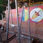 LOTE 499 - 01 GANCHEIRA PARA CÂMARA FRIA EM INOX. (NO ESTADO, LEILÃO NÃO TEM GARANTIA E NEM DEVOLUÇÃO, SUJEITO A POSSÍVEIS AVARIAS VISÍVEIS/OCULTAS E/OU AUSÊNCIA DE COMPONENTES).