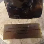 LOTE 040 - 01 BUSTO DE SIMÓN BOLÍVAR. (NO ESTADO, LEILÃO NÃO TEM GARANTIA E NEM DEVOLUÇÃO, SUJEITO A POSSÍVEIS AVARIAS VISÍVEIS/OCULTAS E/OU AUSÊNCIA DE COMPONENTES).