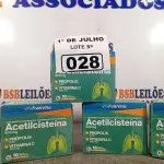 LOTE 028 - 04 CAIXAS DE ACETILCISTEINA 600MG. (NO ESTADO, LEILÃO NÃO TEM GARANTIA E NEM DEVOLUÇÃO, SUJEITO A POSSÍVEIS AVARIAS VISÍVEIS/OCULTAS E/OU AUSÊNCIA DE COMPONENTES).