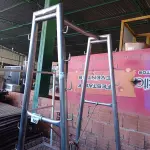 LOTE 500 - 01 GANCHEIRA PARA CÂMARA FRIA EM INOX. (NO ESTADO, LEILÃO NÃO TEM GARANTIA E NEM DEVOLUÇÃO, SUJEITO A POSSÍVEIS AVARIAS VISÍVEIS/OCULTAS E/OU AUSÊNCIA DE COMPONENTES).