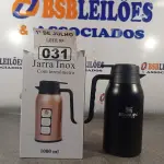LOTE 031 - 01 JARRA DE INOX COM TERMÔMETRO. (NO ESTADO, LEILÃO NÃO TEM GARANTIA E NEM DEVOLUÇÃO, SUJEITO A POSSÍVEIS AVARIAS VISÍVEIS/OCULTAS E/OU AUSÊNCIA DE COMPONENTES).