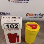 LOTE 102 - 01 COPO TÉRMICO PARA CAFÉ. (NO ESTADO, LEILÃO NÃO TEM GARANTIA E NEM DEVOLUÇÃO, SUJEITO A POSSÍVEIS AVARIAS VISÍVEIS/OCULTAS E/OU AUSÊNCIA DE COMPONENTES).