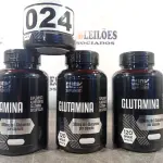 LOTE 024 - 04 FRASCOS DE GLUTAMINA DUOM 500MG 120 CAPSULAS CADA. (NO ESTADO, LEILÃO NÃO TEM GARANTIA E NEM DEVOLUÇÃO, SUJEITO A POSSÍVEIS AVARIAS VISÍVEIS/OCULTAS E/OU AUSÊNCIA DE COMPONENTES).