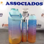 LOTE 084 - 01 KIT COM 03 GARRAFAS SENDO 01 DE 2 LITROS. (NO ESTADO, LEILÃO NÃO TEM GARANTIA E NEM DEVOLUÇÃO, SUJEITO A POSSÍVEIS AVARIAS VISÍVEIS/OCULTAS E/OU AUSÊNCIA DE COMPONENTES).