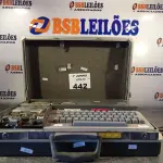 LOTE 442 - 01 MALETA DE CÓDIGO MORSE. (NO ESTADO, LEILÃO NÃO TEM GARANTIA E NEM DEVOLUÇÃO, SUJEITO A POSSÍVEIS AVARIAS VISÍVEIS/OCULTAS E/OU AUSÊNCIA DE COMPONENTES).