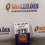 LOTE 075 - 01 RELÓGIO DE BOLSO ANALÓGICO. (NO ESTADO, LEILÃO NÃO TEM GARANTIA E NEM DEVOLUÇÃO, SUJEITO A POSSÍVEIS AVARIAS VISÍVEIS/OCULTAS E/OU AUSÊNCIA DE COMPONENTES).
