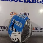 LOTE 110 - 01 ROLO DE CABO FLEXÍVEL MARCA LAMESA 1X4MM NA COR PRETA. (NO ESTADO, LEILÃO NÃO TEM GARANTIA E NEM DEVOLUÇÃO, SUJEITO A POSSÍVEIS AVARIAS VISÍVEIS/OCULTAS E/OU AUSÊNCIA DE COMPONENTES).