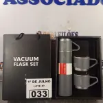 LOTE 033 - 01 KIT GARRAFA DE CAFÉ. (NO ESTADO, LEILÃO NÃO TEM GARANTIA E NEM DEVOLUÇÃO, SUJEITO A POSSÍVEIS AVARIAS VISÍVEIS/OCULTAS E/OU AUSÊNCIA DE COMPONENTES).