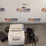 LOTE 461 - 01 IMPRESSORA DE CUPOM MARCA DIEBLOLD COM FONTE EPSON 24V E 01 LEITOR DE CÓDIGO DE BARRAS. (NO ESTADO, LEILÃO NÃO TEM GARANTIA E NEM DEVOLUÇÃO, SUJEITO A POSSÍVEIS AVARIAS VISÍVEIS/OCULTAS E/OU AUSÊNCIA DE COMPONENTES).