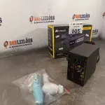 LOTE 005 - 01 FONTE PARA PC GAMER E 02 MASSAGEADORES MARCAS E MODELOS DIVERSOS. (NO ESTADO, LEILÃO NÃO TEM GARANTIA E NEM DEVOLUÇÃO, SUJEITO A POSSÍVEIS AVARIAS VISÍVEIS/OCULTAS E/OU AUSÊNCIA DE COMPONENTES).