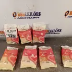 LOTE 128 - 07 PACOTES DE SAL ROSA DO HIMALAIA 500G SENDO 04 GROSSO. (NO ESTADO, LEILÃO NÃO TEM GARANTIA E NEM DEVOLUÇÃO, SUJEITO A POSSÍVEIS AVARIAS VISÍVEIS/OCULTAS E/OU AUSÊNCIA DE COMPONENTES).