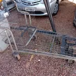 LOTE 502 - 01 CARRINHO PARA TRANSPORTE DE CARGAS. (NO ESTADO, LEILÃO NÃO TEM GARANTIA E NEM DEVOLUÇÃO, SUJEITO A POSSÍVEIS AVARIAS VISÍVEIS/OCULTAS E/OU AUSÊNCIA DE COMPONENTES).