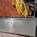 LOTE 514 - 01 BALCÃO EM INOX COM AVARIAS. (NO ESTADO, LEILÃO NÃO TEM GARANTIA E NEM DEVOLUÇÃO, SUJEITO A POSSÍVEIS AVARIAS VISÍVEIS/OCULTAS E/OU AUSÊNCIA DE COMPONENTES).