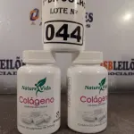 LOTE 044 - 03 FRASCOS DE COLÁGENO NATURE VIDA 250MG COM 120 CAPSULAS CADA. (NO ESTADO, LEILÃO NÃO TEM GARANTIA E NEM DEVOLUÇÃO, SUJEITO A POSSÍVEIS AVARIAS VISÍVEIS/OCULTAS E/OU AUSÊNCIA DE COMPONENTES).