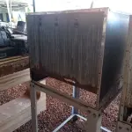 LOTE 504 - 01 FORNO A GÁS MARCA VENANCIO FALTANDO A PEDRA. (NO ESTADO, LEILÃO NÃO TEM GARANTIA E NEM DEVOLUÇÃO, SUJEITO A POSSÍVEIS AVARIAS VISÍVEIS/OCULTAS E/OU AUSÊNCIA DE COMPONENTES).