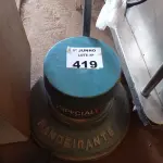 LOTE 419 - 01 ENCERADEIRA INDUSTRIAL MARCA BANDEIRANTE. (NO ESTADO, LEILÃO NÃO TEM GARANTIA E NEM DEVOLUÇÃO, SUJEITO A POSSÍVEIS AVARIAS VISÍVEIS/OCULTAS E/OU AUSÊNCIA DE COMPONENTES).