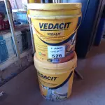 LOTE 526 - 01 BALDE DE ADITIVO IMPERMEABILIZANTE PARA CONCRETO E ARGAMASSA E 01 BALDE DE VEDALIT 18L. (NO ESTADO, LEILÃO NÃO TEM GARANTIA E NEM DEVOLUÇÃO, SUJEITO A POSSÍVEIS AVARIAS VISÍVEIS/OCULTAS E/OU AUSÊNCIA DE COMPONENTES).