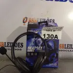 LOTE 130 - 01 FONE DE OUVIDO HEADSET GAMES. (NO ESTADO, LEILÃO NÃO TEM GARANTIA E NEM DEVOLUÇÃO, SUJEITO A POSSÍVEIS AVARIAS VISÍVEIS/OCULTAS E/OU AUSÊNCIA DE COMPONENTES).