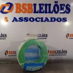 LOTE 062 - 01 ROLO DE CABO FLEXÍVEL MARCA LAMESA 1X4MM NA COR VERDE. (NO ESTADO, LEILÃO NÃO TEM GARANTIA E NEM DEVOLUÇÃO, SUJEITO A POSSÍVEIS AVARIAS VISÍVEIS/OCULTAS E/OU AUSÊNCIA DE COMPONENTES).