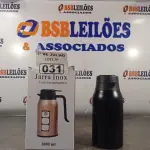 LOTE 031 - 01 JARRA DE INOX COM TERMÔMETRO. (NO ESTADO, LEILÃO NÃO TEM GARANTIA E NEM DEVOLUÇÃO, SUJEITO A POSSÍVEIS AVARIAS VISÍVEIS/OCULTAS E/OU AUSÊNCIA DE COMPONENTES).