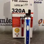 LOTE 320 - 01 MÁQUINA DE CORTAR CABELO. (NO ESTADO, LEILÃO NÃO TEM GARANTIA E NEM DEVOLUÇÃO, SUJEITO A POSSÍVEIS AVARIAS VISÍVEIS/OCULTAS E/OU AUSÊNCIA DE COMPONENTES).