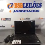 LOTE 053 - 01 NOTEBOOK MARCA INTELBRAS, MEMORIA 4GB, HD 1TB COM DEFEITO NA TELA. (NO ESTADO, LEILÃO NÃO TEM GARANTIA E NEM DEVOLUÇÃO, SUJEITO A POSSÍVEIS AVARIAS VISÍVEIS/OCULTAS E/OU AUSÊNCIA DE COMPONENTES).