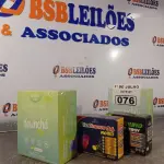 LOTE 076 - 02 CAIXAS DE CHÁ, 01 CAIXA DE FONTIMUNO C6 E 01 CAIXA DE FONTIMUNO ENERGY. (NO ESTADO, LEILÃO NÃO TEM GARANTIA E NEM DEVOLUÇÃO, SUJEITO A POSSÍVEIS AVARIAS VISÍVEIS/OCULTAS E/OU AUSÊNCIA DE COMPONENTES).