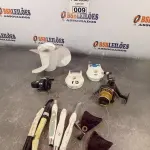 LOTE 009 - 01 HÉLICE DE MOTOR NÁUTICO, 02 MOLINETES E VÁRIAS PEÇAS ODONTOLÓGICAS. (NO ESTADO, LEILÃO NÃO TEM GARANTIA E NEM DEVOLUÇÃO, SUJEITO A POSSÍVEIS AVARIAS VISÍVEIS/OCULTAS E/OU AUSÊNCIA DE COMPONENTES).