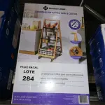 LOTE 284 - CARRINHO MULTIUSO FRUTEIRA COZINHA COM 3 CESTOS EM BAMBU - MEMBER'S MARK (NO ESTADO SEM GARANTIA DE FUNCIONAMENTO, SUJEITO A POSSÍVEIS AVARIAS VISÍVEIS/OCULTAS E/OU AUSÊNCIA DE COMPONENTES)