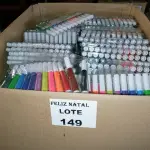 LOTE 149 - GRANDE QUANTIDADE DE CANETINHAS HIDROGRÁFICA COM 12 UNIDADES (NO ESTADO SEM GARANTIA DE FUNCIONAMENTO, SUJEITO A POSSÍVEIS AVARIAS VISÍVEIS/OCULTAS E/OU AUSÊNCIA DE COMPONENTES)
