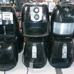 LOTE 164 - 9 AIR FRYER (NO ESTADO SEM GARANTIA DE FUNCIONAMENTO, SUJEITO A POSSÍVEIS AVARIAS VISÍVEIS/OCULTAS E/OU AUSÊNCIA DE COMPONENTES)