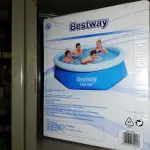 LOTE 209 - PISCINA INFLÁVEL FAST SET DE 2300 LITROS BESTWAY (NO ESTADO SEM GARANTIA DE FUNCIONAMENTO, SUJEITO A POSSÍVEIS AVARIAS VISÍVEIS/OCULTAS E/OU AUSÊNCIA DE COMPONENTES)
