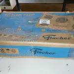 LOTE 183 - COOKTOP FISCHER 5 QUEIMADORES (NO ESTADO SEM GARANTIA DE FUNCIONAMENTO, SUJEITO A POSSÍVEIS AVARIAS VISÍVEIS/OCULTAS E/OU AUSÊNCIA DE COMPONENTES)