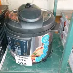 LOTE 033 - PANELA ELÉTRICA DE PRESSÃO MIDEA INOX 6L PPA72 220V (NO ESTADO SEM GARANTIA DE FUNCIONAMENTO, SUJEITO A POSSÍVEIS AVARIAS VISÍVEIS/OCULTAS E/OU AUSÊNCIA DE COMPONENTES)