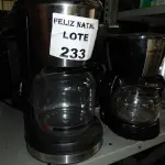 LOTE 233 - 4 CAFETEIRAS (NO ESTADO SEM GARANTIA DE FUNCIONAMENTO, SUJEITO A POSSÍVEIS AVARIAS VISÍVEIS/OCULTAS E/OU AUSÊNCIA DE COMPONENTES)