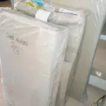 LOTE 182 - CONJUNTO MESA COM 4 CADEIRAS - MIAMI - DOBUÊ - CANELA / BEGE (NO ESTADO SEM GARANTIA DE FUNCIONAMENTO, SUJEITO A POSSÍVEIS AVARIAS VISÍVEIS/OCULTAS E/OU AUSÊNCIA DE COMPONENTES)