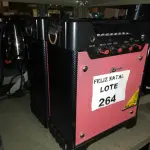 LOTE 264 - 2 CAIXAS DE SOM LENOXX (NO ESTADO SEM GARANTIA DE FUNCIONAMENTO, SUJEITO A POSSÍVEIS AVARIAS VISÍVEIS/OCULTAS E/OU AUSÊNCIA DE COMPONENTES)