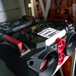 LOTE 007 - 2 CAIXAS AMPLIFICADA AMVOX LED BLUETOOTH 150W ACA 768 (NO ESTADO SEM GARANTIA DE FUNCIONAMENTO, SUJEITO A POSSÍVEIS AVARIAS VISÍVEIS/OCULTAS E/OU AUSÊNCIA DE COMPONENTES)
