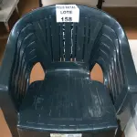 LOTE 158 - 7 CADEIRA POLTRONA DE PLÁSTICO PRETA (NO ESTADO SEM GARANTIA DE FUNCIONAMENTO, SUJEITO A POSSÍVEIS AVARIAS VISÍVEIS/OCULTAS E/OU AUSÊNCIA DE COMPONENTES)