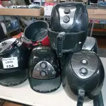 LOTE 154 - 7 AIR FRYER (NO ESTADO SEM GARANTIA DE FUNCIONAMENTO, SUJEITO A POSSÍVEIS AVARIAS VISÍVEIS/OCULTAS E/OU AUSÊNCIA DE COMPONENTES)