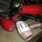 LOTE 217 - 6 SECADORES DE CABELO (NO ESTADO SEM GARANTIA DE FUNCIONAMENTO, SUJEITO A POSSÍVEIS AVARIAS VISÍVEIS/OCULTAS E/OU AUSÊNCIA DE COMPONENTES)
