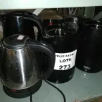LOTE 273 - 6 CHALEIRAS (NO ESTADO SEM GARANTIA DE FUNCIONAMENTO, SUJEITO A POSSÍVEIS AVARIAS VISÍVEIS/OCULTAS E/OU AUSÊNCIA DE COMPONENTES)