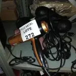 LOTE 272 - 5 SECADORES DE CABELO (NO ESTADO SEM GARANTIA DE FUNCIONAMENTO, SUJEITO A POSSÍVEIS AVARIAS VISÍVEIS/OCULTAS E/OU AUSÊNCIA DE COMPONENTES)