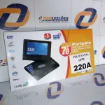 LOTE 220 - DVD PORTATIL 7,8 POLEGADAS (NO ESTADO SEM GARANTIA DE FUNCIONAMENTO, SUJEITO A POSSÍVEIS AVARIAS VISÍVEIS/OCULTAS E/OU AUSÊNCIA DE COMPONENTES)