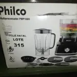 LOTE 315 - MULTIPROCESSADOR, PMP1600P, 1400W, PRETO, 220V, PHILCO (NO ESTADO SEM GARANTIA DE FUNCIONAMENTO, SUJEITO A POSSÍVEIS AVARIAS VISÍVEIS/OCULTAS E/OU AUSÊNCIA DE COMPONENTES)
