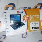 LOTE 195 - DVD PORTATIL 9,8 POLEGADAS (NO ESTADO SEM GARANTIA DE FUNCIONAMENTO, SUJEITO A POSSÍVEIS AVARIAS VISÍVEIS/OCULTAS E/OU AUSÊNCIA DE COMPONENTES)