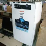 LOTE 188 - AR CONDICIONADO PORTATIL HONEYWELL 10000 BTUS (NO ESTADO SEM GARANTIA DE FUNCIONAMENTO, SUJEITO A POSSÍVEIS AVARIAS VISÍVEIS/OCULTAS E/OU AUSÊNCIA DE COMPONENTES)
