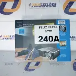 LOTE 240 - PROJETOR LED (NO ESTADO SEM GARANTIA DE FUNCIONAMENTO, SUJEITO A POSSÍVEIS AVARIAS VISÍVEIS/OCULTAS E/OU AUSÊNCIA DE COMPONENTES)