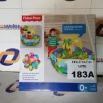 LOTE 183 - PISCINA DE BOLINHAS INFANTIL BEBE COM CESTA - FISHER PRICE (NO ESTADO SEM GARANTIA DE FUNCIONAMENTO, SUJEITO A POSSÍVEIS AVARIAS VISÍVEIS/OCULTAS E/OU AUSÊNCIA DE COMPONENTES)
